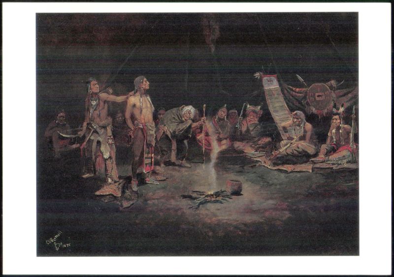 The Defiant Culprit by Charles M. Russell Art Fort Worth Texas