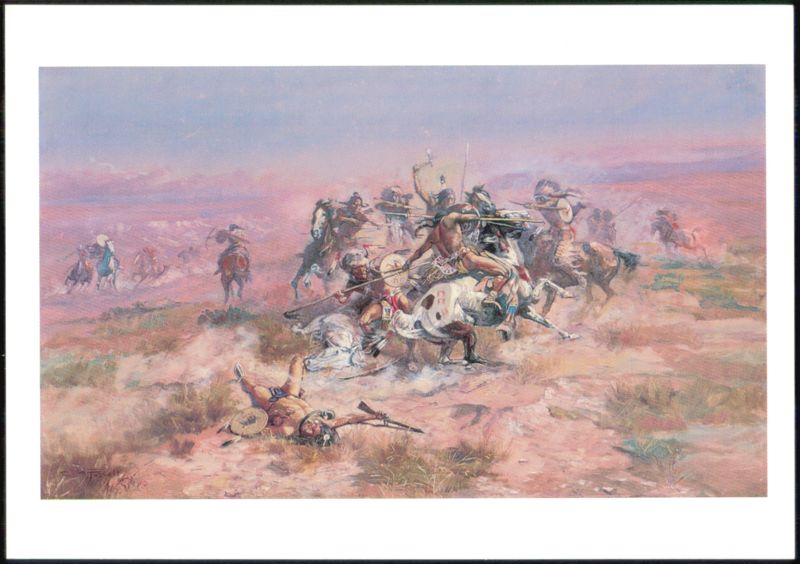 Counting Coup by Charles M. Russell, 1902 Fort Worth Texas