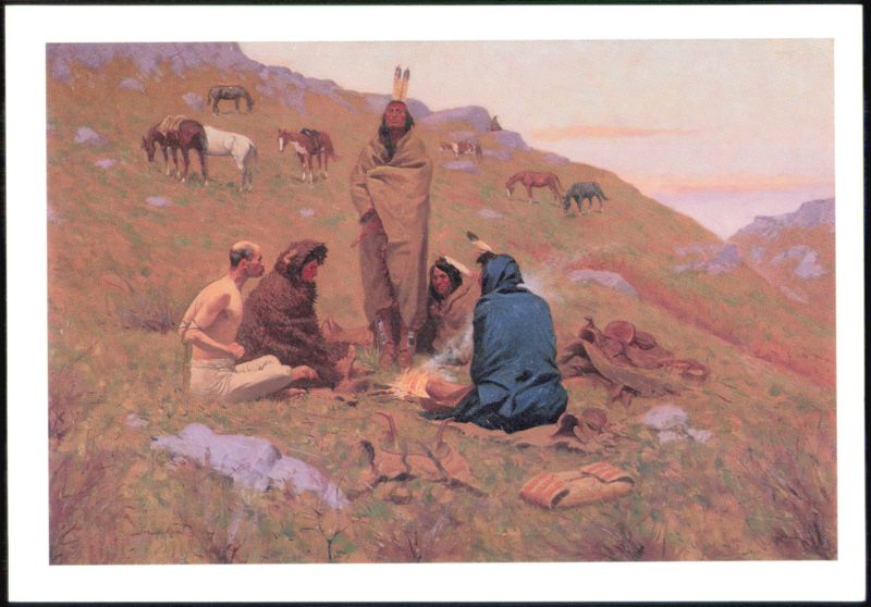 Captured by Frederic Remington, 1899 Western Art Fort Worth Texas
