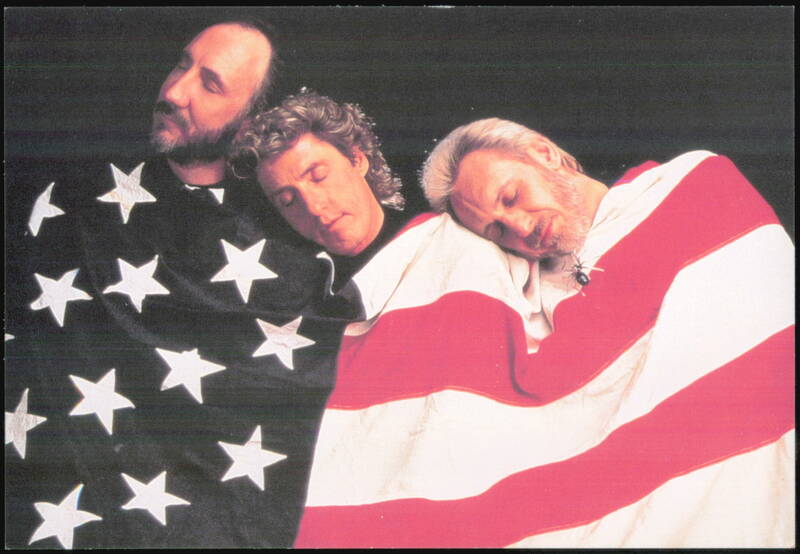 The Who Band Members Wrapped in American Flag Performers & Groups