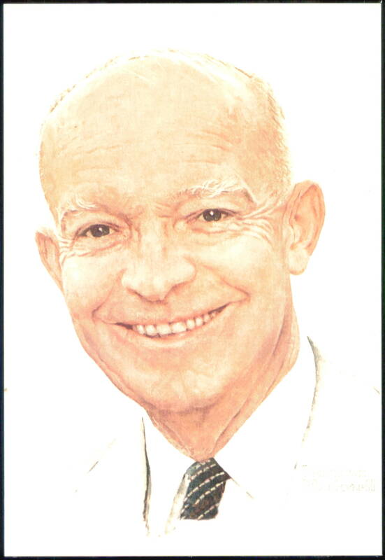 Dwight D. Eisenhower Portrait by Norman Rockwell Presidents