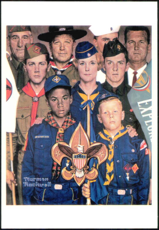 America's Manpower Begins with Boypower by Norman Rockwell