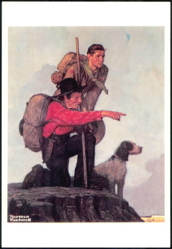 Carry On by Norman Rockwell Boy Scouts of America Art