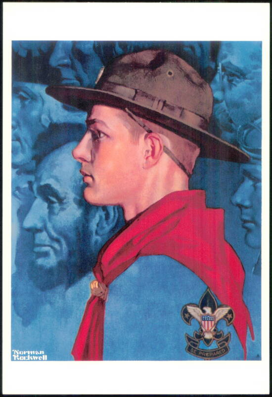 Spirit of America Boy Scout by Norman Rockwell Boy Scouts