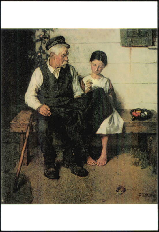 The Lighthouse Keeper's Daughter by Norman Rockwell