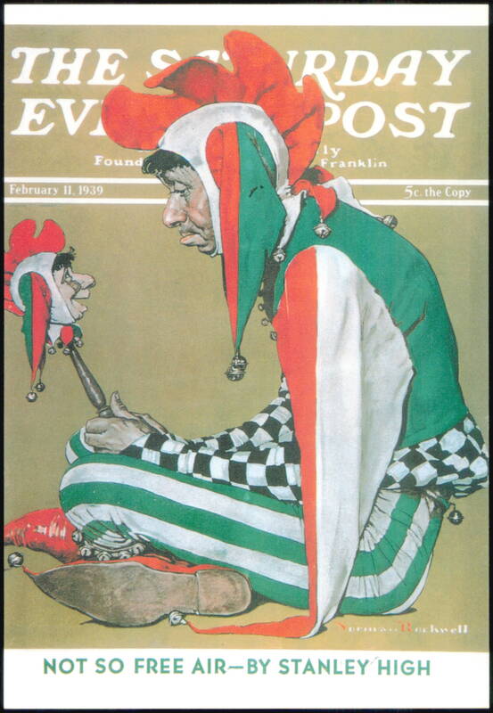 Norman Rockwell Jester The Saturday Evening Post Cover 1939