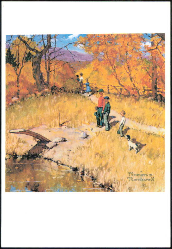 Childhood Treasures Sweet Memories by Norman Rockwell