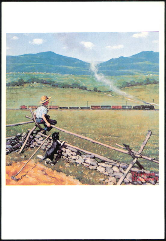 Boyhood Dreams by Norman Rockwell Boys
