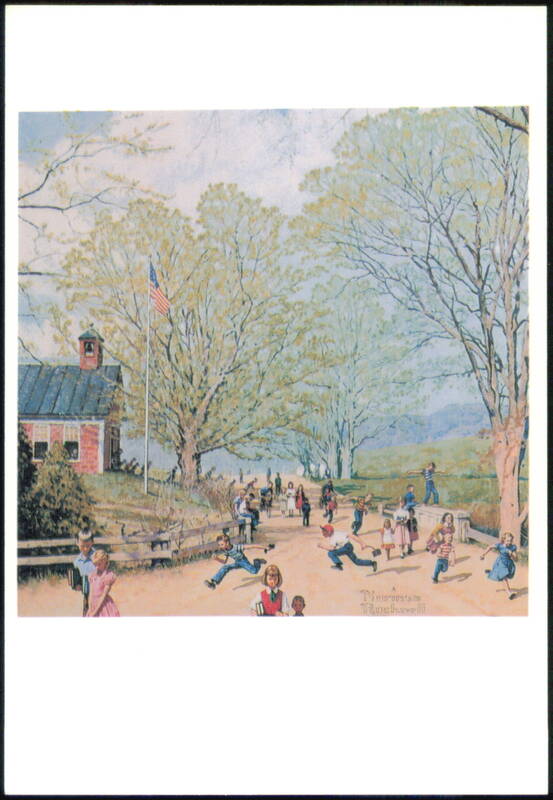 Childhood Treasures Carefree Days Ahead by Norman Rockwell