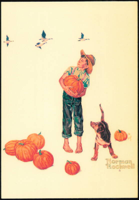 Norman Rockwell Going on Sixteen Pilgrimage Illustration
