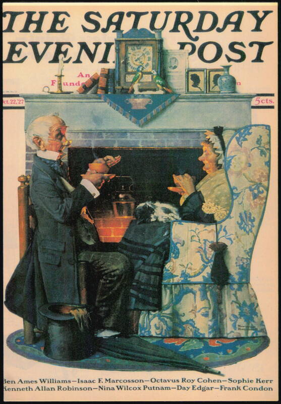 Tea for Two by Norman Rockwell Saturday Evening Post Cover