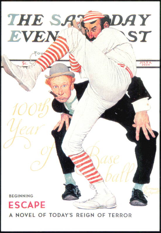 Norman Rockwell 100 Years of Baseball Saturday Evening Post