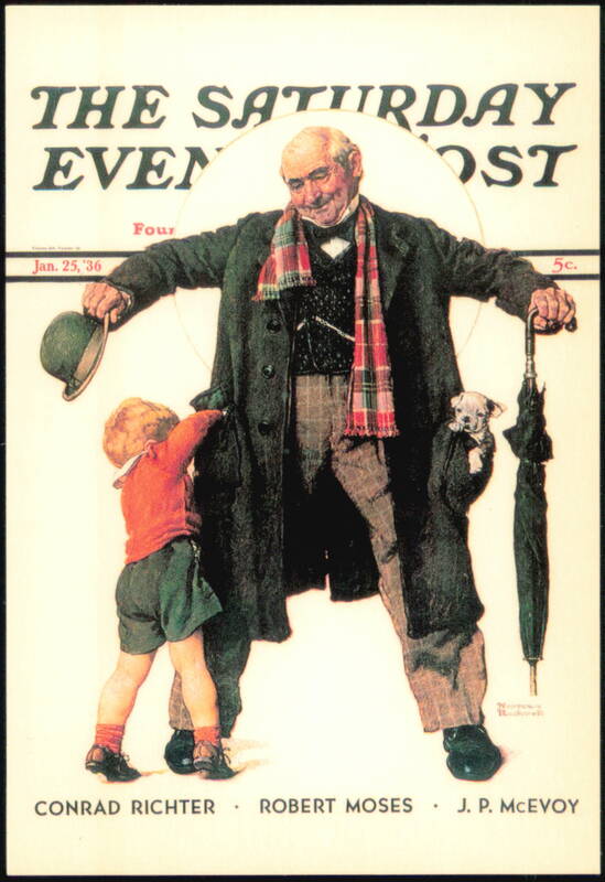Norman Rockwell Child Surprise Saturday Evening Post Cover