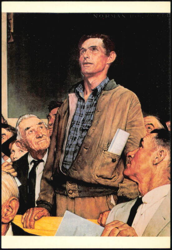 Norman Rockwell Freedom of Speech The Four Freedoms
