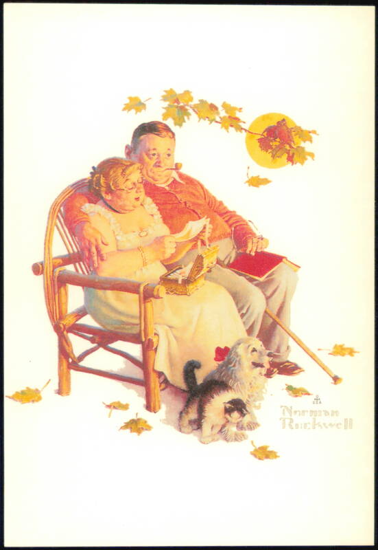 Norman Rockwell Four Ages of Love Fondly Do We Remember