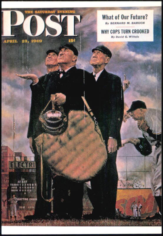Norman Rockwell Bottom of the Sixth Saturday Evening Post