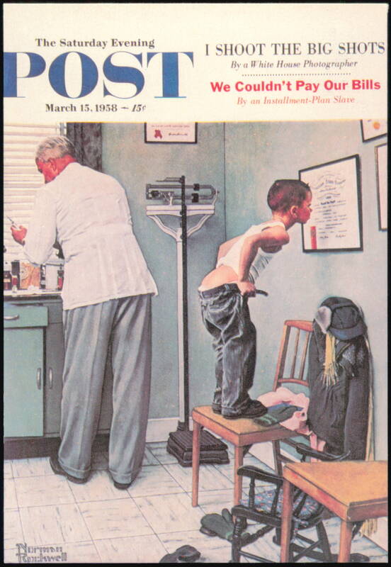 Before the Shot by Norman Rockwell Saturday Evening Post