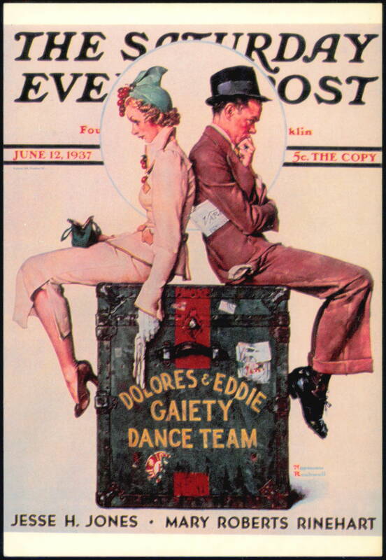 The Final Curtain by Norman Rockwell Saturday Evening Post