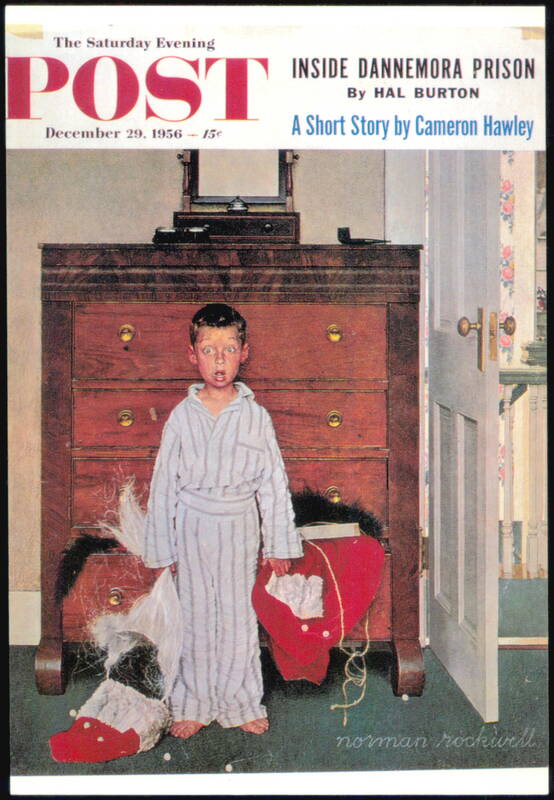 Norman Rockwell Bottom Drawer Saturday Evening Post Cover