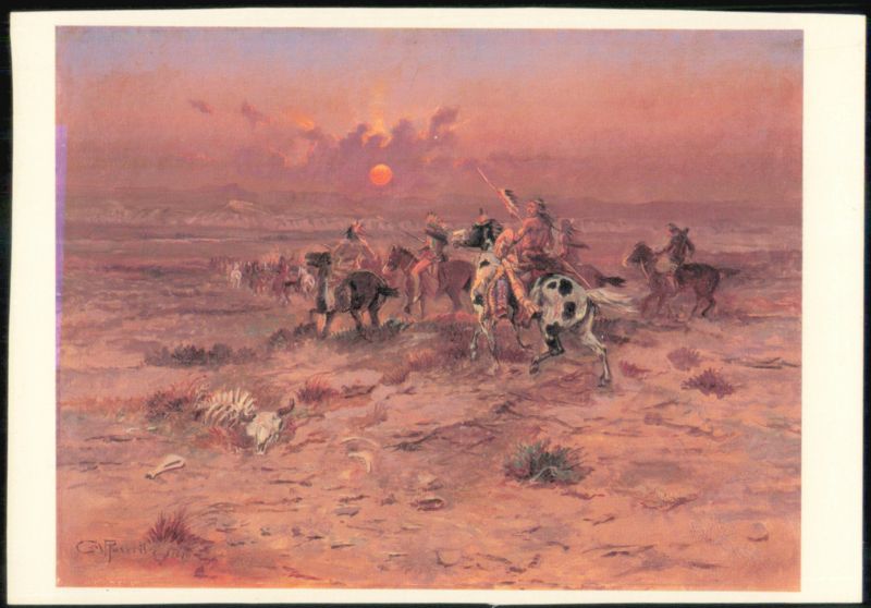 Stolen Horses by Charles M. Russell Painting Cowboy Western