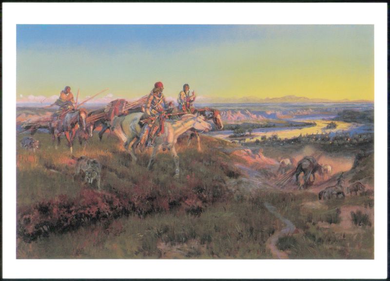When White Men Turn Red by Charles M. Russell Art Fort Worth Texas