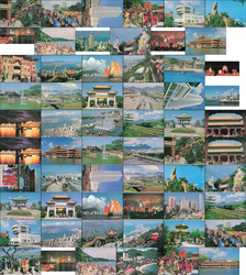 Lot of 60 Hong Kong Views 1960's-70's Postcard