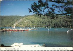 Pinecrest Lake, Sierra Nevada Mountains, California Postcard