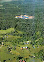 Djupgas Siljansringen Gas Drilling Site, Orsa, Sweden Postcard