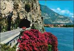 Gardesana Occidentale Road Tunnel, Lake Garda, Italy Postcard