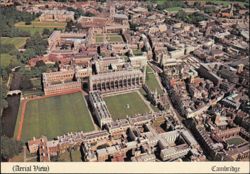 Aerial View of Kings College and University Buildings Postcard