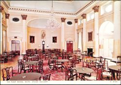 The Pump Room, Bath, Stage Gallery Interior Postcard