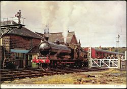 North Yorkshire Moors Railway, Grosmont Station Locomotive Postcard