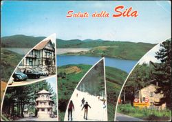 Sila Mountains Landscape, Lago del Passante, Italy Postcard