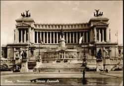 Monumento a Vittorio Emanuele II, Rome, Italy Postcard