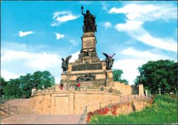 Niederwald Monument, Rudesheim am Rhein, Germany Postcard