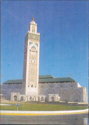 Hassan II Mosque, Casablanca, Morocco Postcard