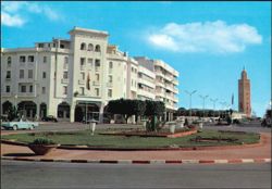 Avenue Mohammed V, Rabat, Morocco Postcard