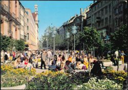 Kaufinger-Neuhauser Shopping Zone, Munich, Germany Postcard