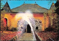 Hellbrunn Palace Crown Grotto Water Plays, Salzburg Postcard
