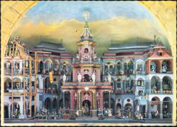 Mechanical Theatre at Hellbrunn Palace, Salzburg Postcard