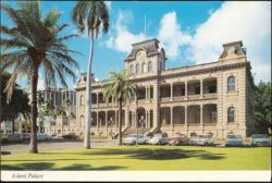 Iolani Palace, Honolulu, Hawaii Postcard