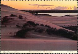 Dune Panorama at Dawn, Traverse City, Michigan Postcard