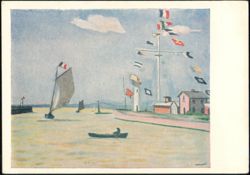 Port of Honfleur by Albert Marquet Postcard