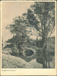 Bruggetje bij Aerdenhout, Small Bridge in the Netherlands Postcard