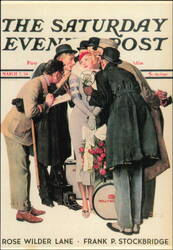 Movie Star by Norman Rockwell Saturday Evening Post Cover Postcard