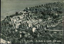 Aerial View of Grotte di Catullo Ruins, Sirmione, Italy Postcard