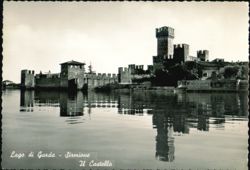 Scaligero Castle, Sirmione, Lake Garda Postcard