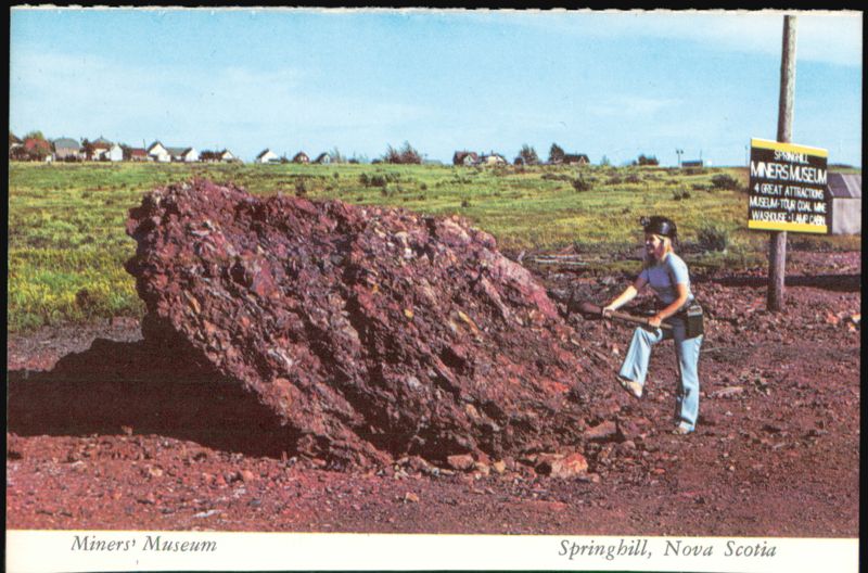 Springhill Miners Museum 30 Ton Clinker Attraction NS Canada