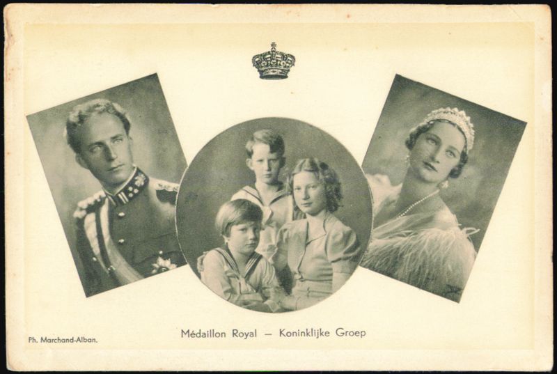 Royal Medallion Belgian Royal Family Portrait Brussels Belgium