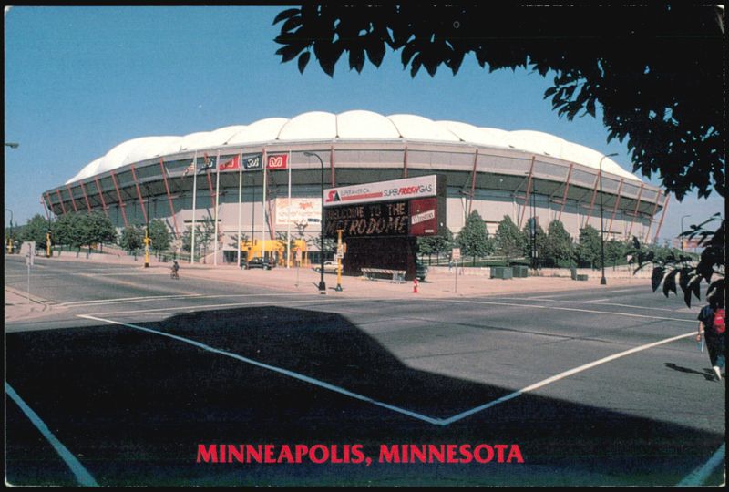Hubert H. Humphrey Metrodome Stadium Minneapolis Minnesota